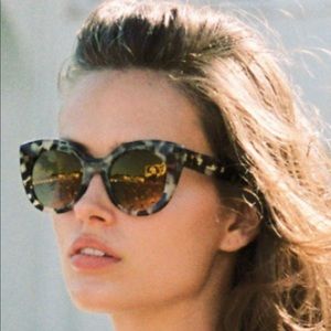 D’Blanc cat eye tortoise shell sunglasses